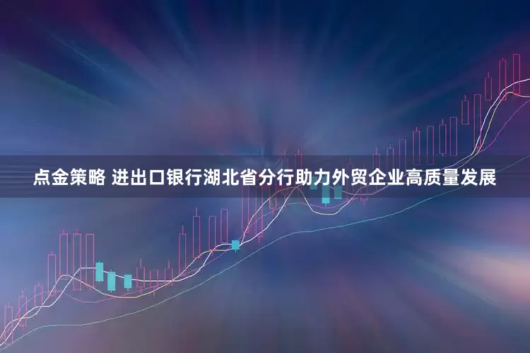 点金策略 进出口银行湖北省分行助力外贸企业高质量发展