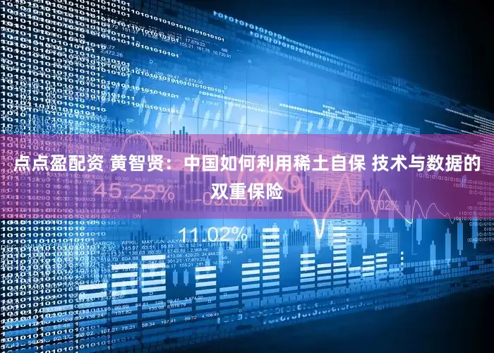 点点盈配资 黄智贤：中国如何利用稀土自保 技术与数据的双重保险